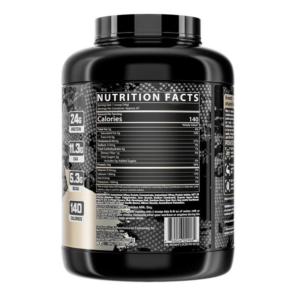 Nutrex Research 100% Whey Protein 5Lb Nutrex