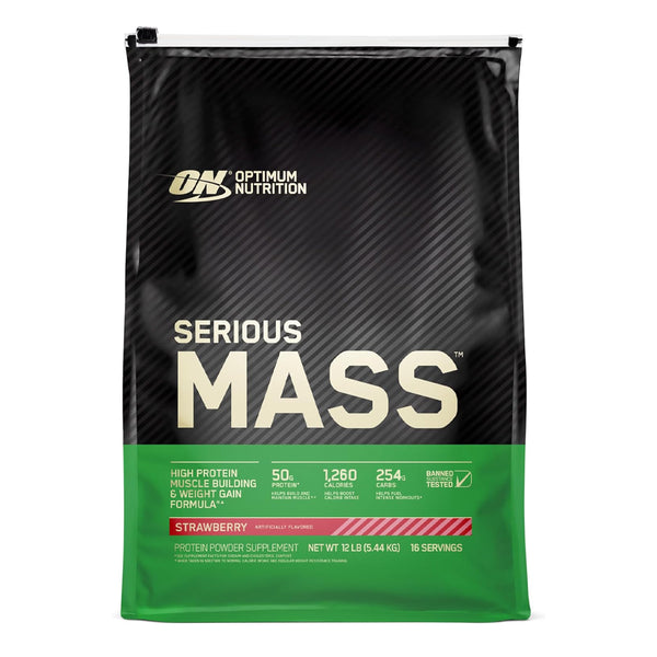 Optimum Nutrition Serious Mass 12 lbs Bag Weight Gainer