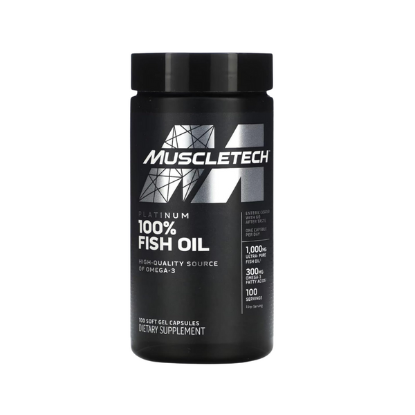 Muscletech Platinum 100% Fish Oil 100 Softgels
