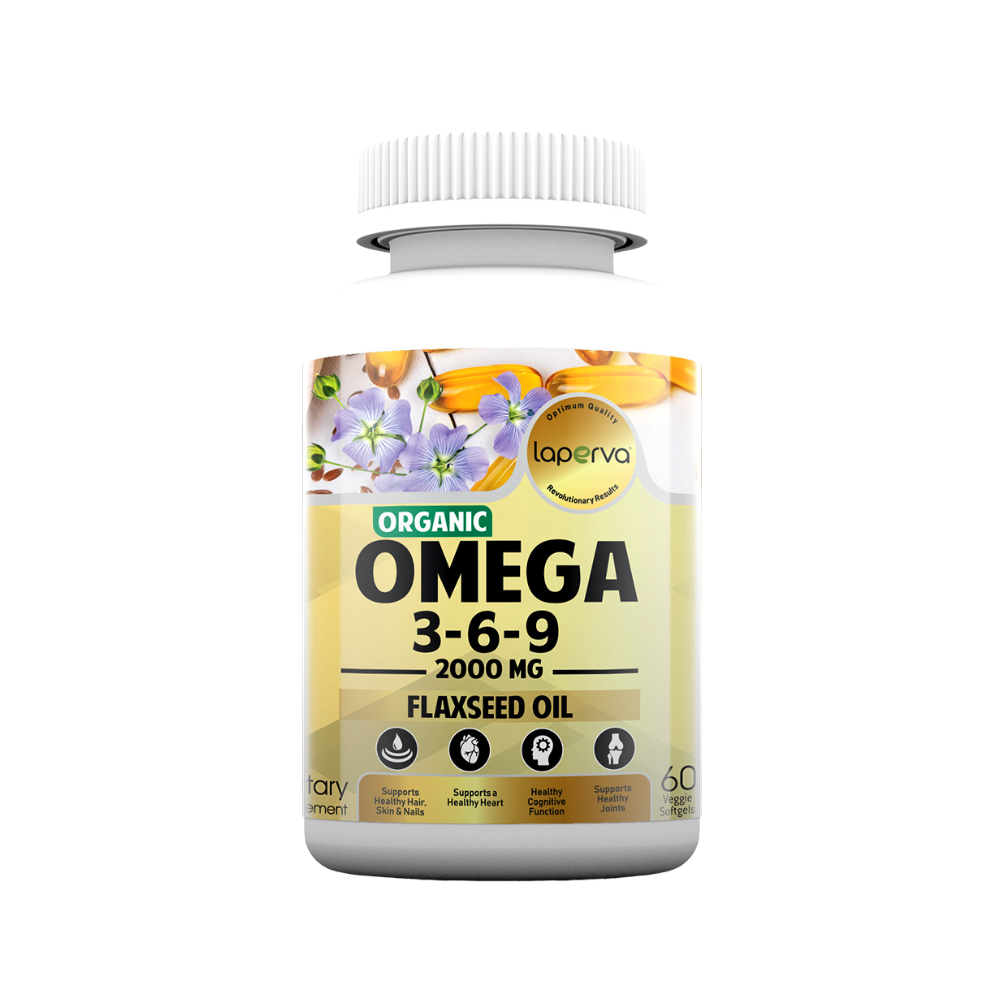 Laperva Organic Omega-3-6-9 60 Veggie Capsules Laperva