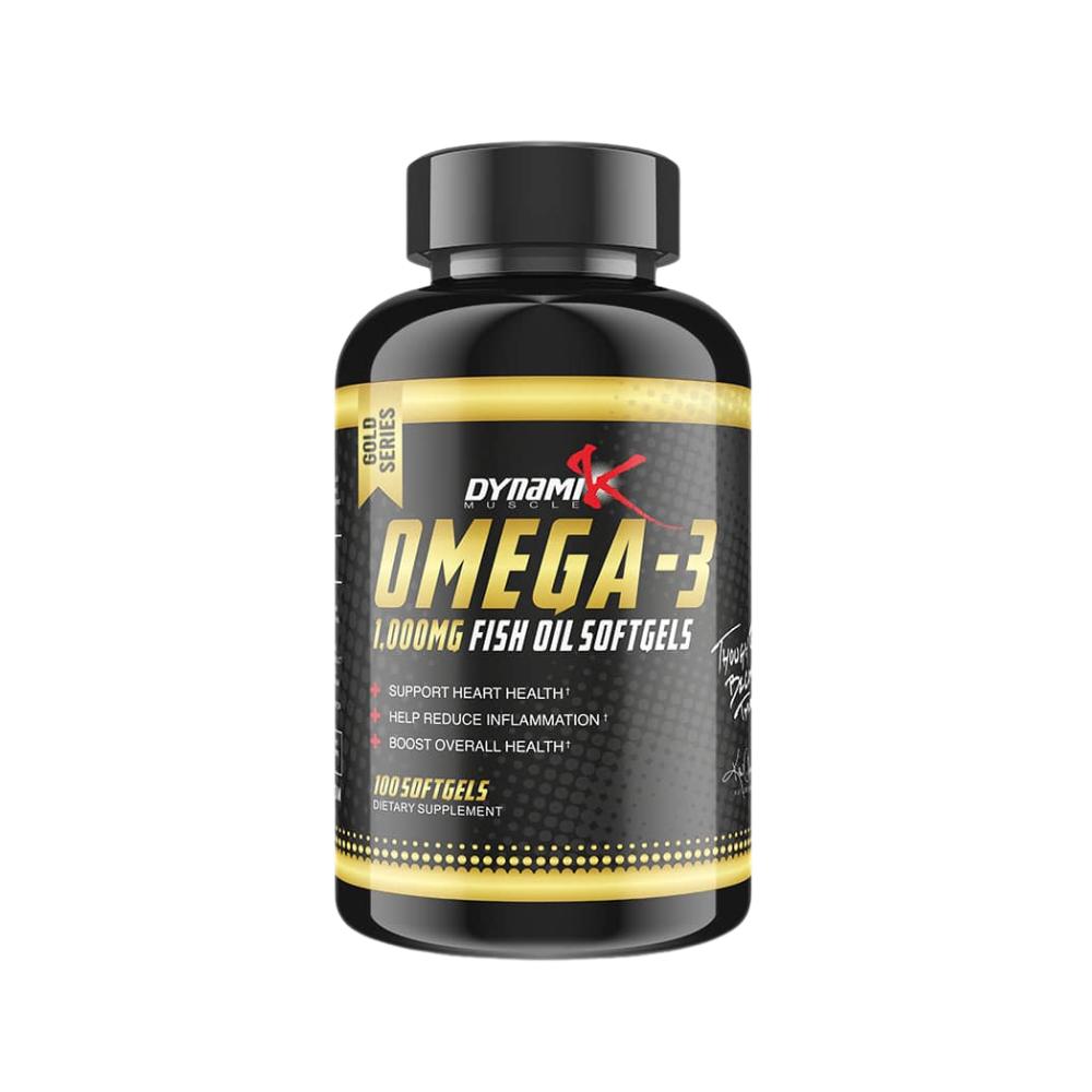 Dynamik Omega-3 1000mg Fish Oil Gold Series 100 Softgels