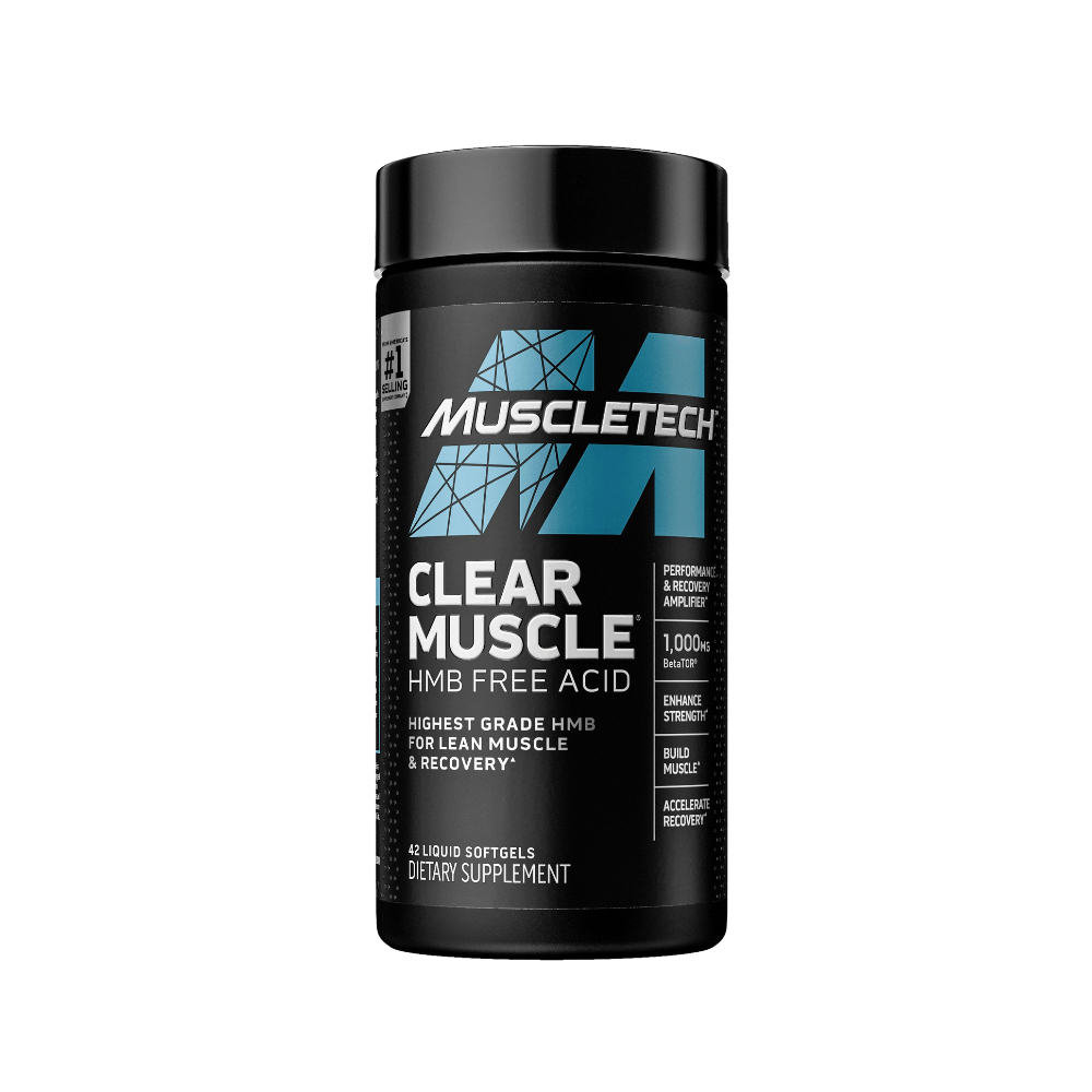 Muscletech Clear Muscle HMB Free Acid Lean Muscle & Recovery 42 Servings