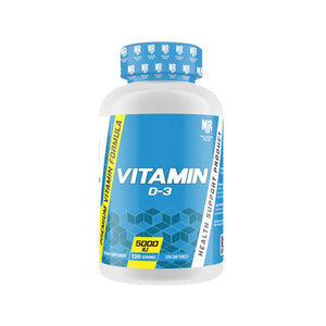 Muscle Rulz VITAMIN D-3 5000IU 120 Servings Muscle Rulz