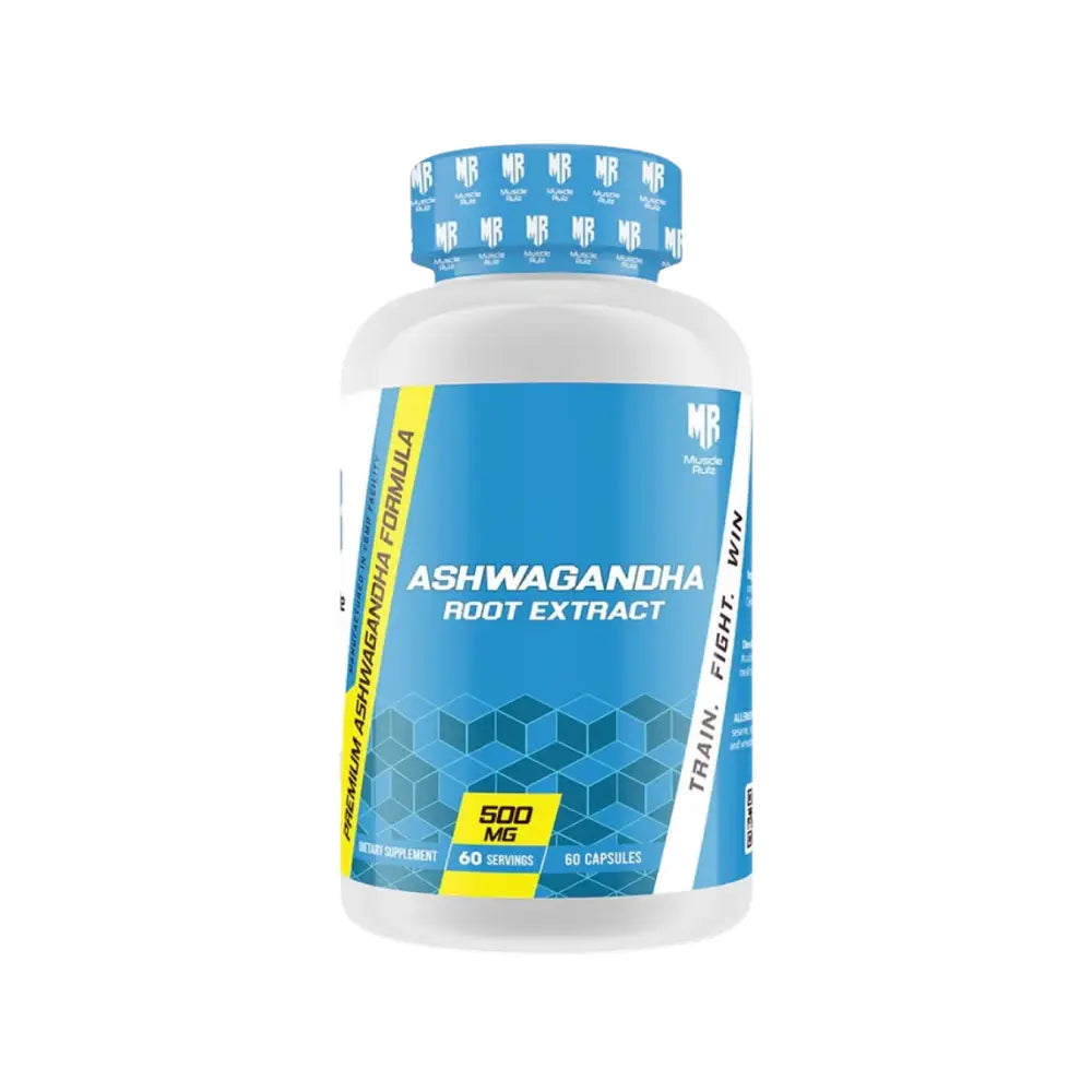 Muscle Rulz Ashwagandha Root Extract 500Mg 60 Servings Muscle Rulz
