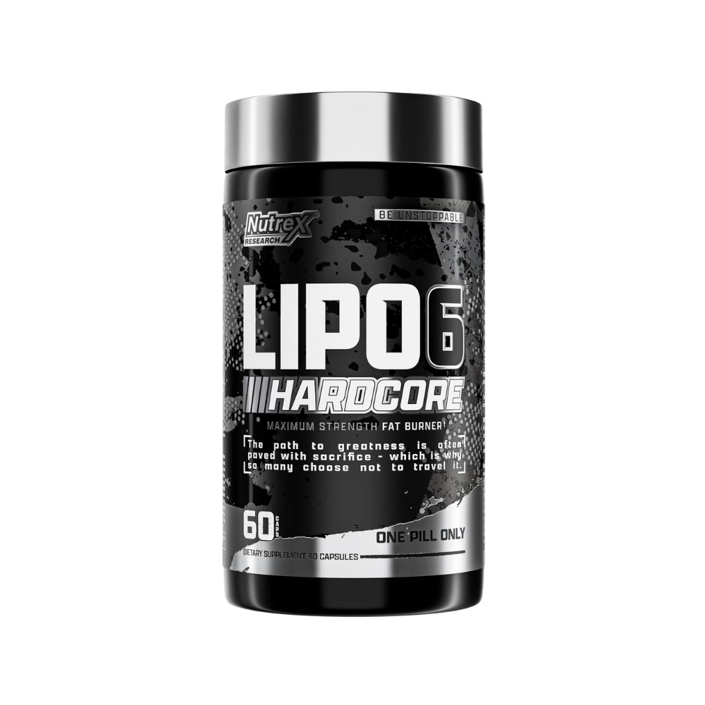 Nutrex Lipo 6 Hardcore Maximum Fat Burner, 60 Capsules, Maximum Fat Loss Support Nutrex Research