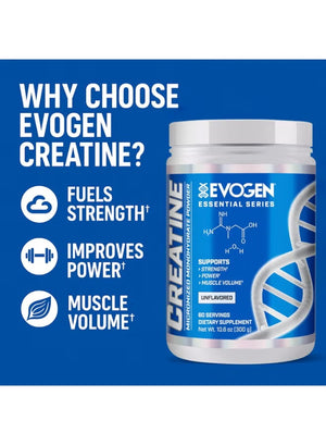 Creatine Unflavored 60 Servings 300G EVOGEN