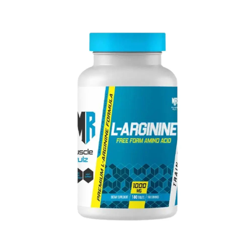 Muscle Rulz L-arginine Free Form Amino Acid 1000 Mg 180Tablets Muscle Rulz