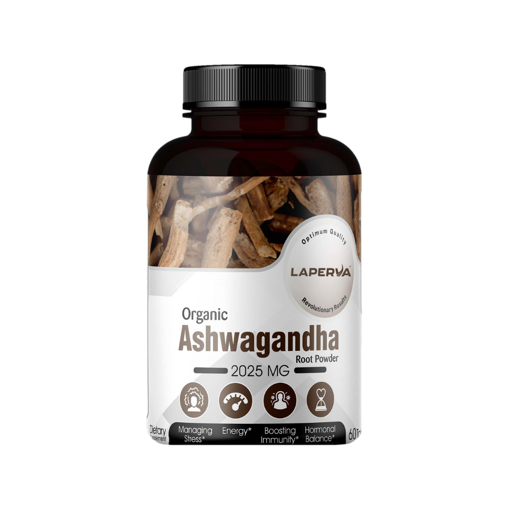 Laperva Organic Ashwagandha 2025Mg 60 Tablets Laperva