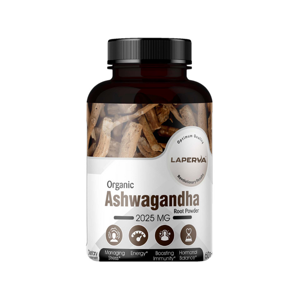 Laperva Organic Ashwagandha 2025Mg 60 Tablets Laperva