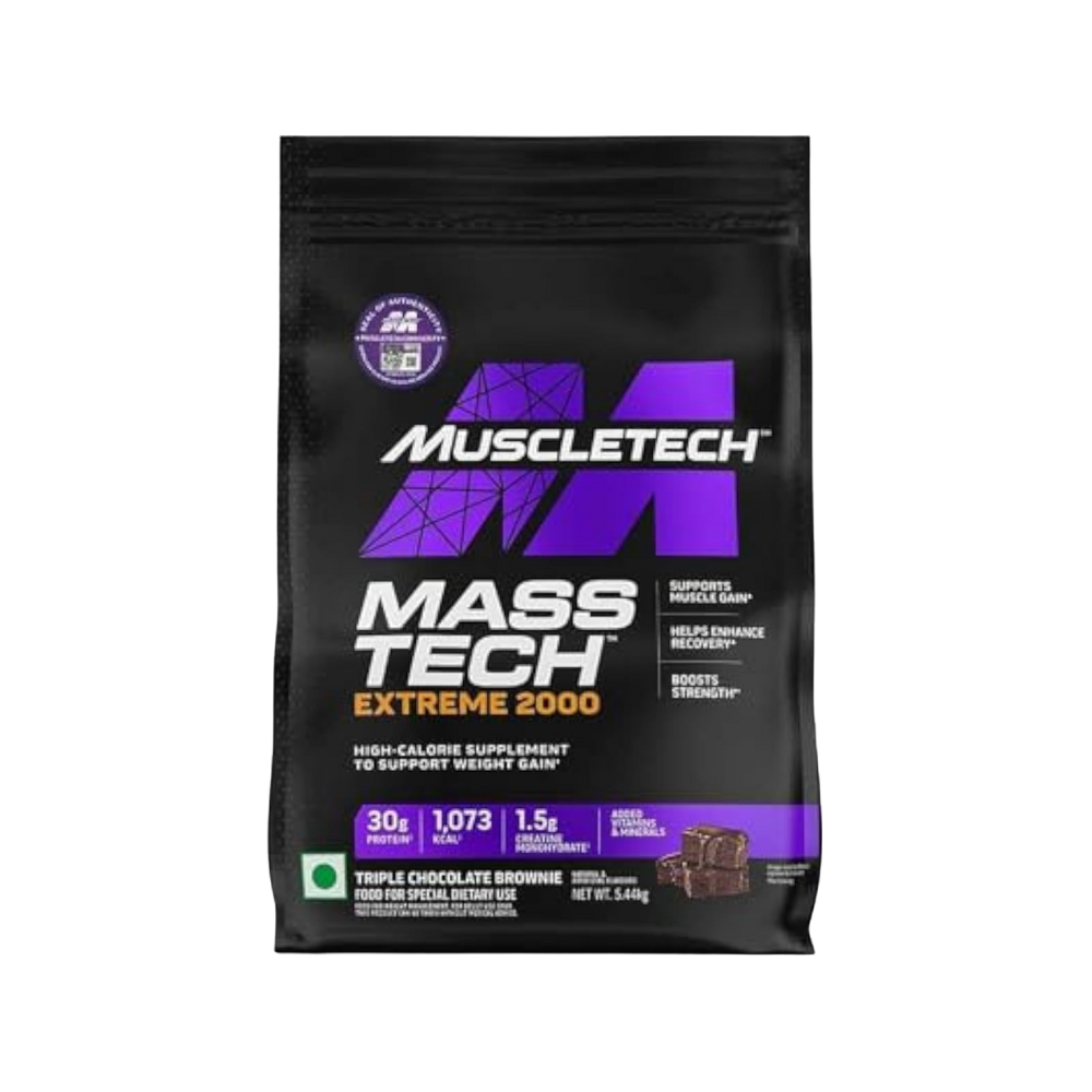 Muscletech Mass Tech Extreme 2000 Mass Gainer 12Lb