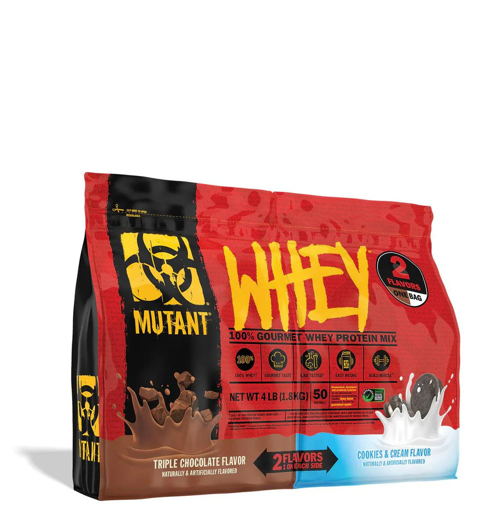 Mutant Whey Protein Dual Flavor - Whey Protein Mix 4Lb Mutant