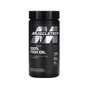 Muscletech Platinum 100% Omega Fish Oil 100 Softgels MuscleTech
