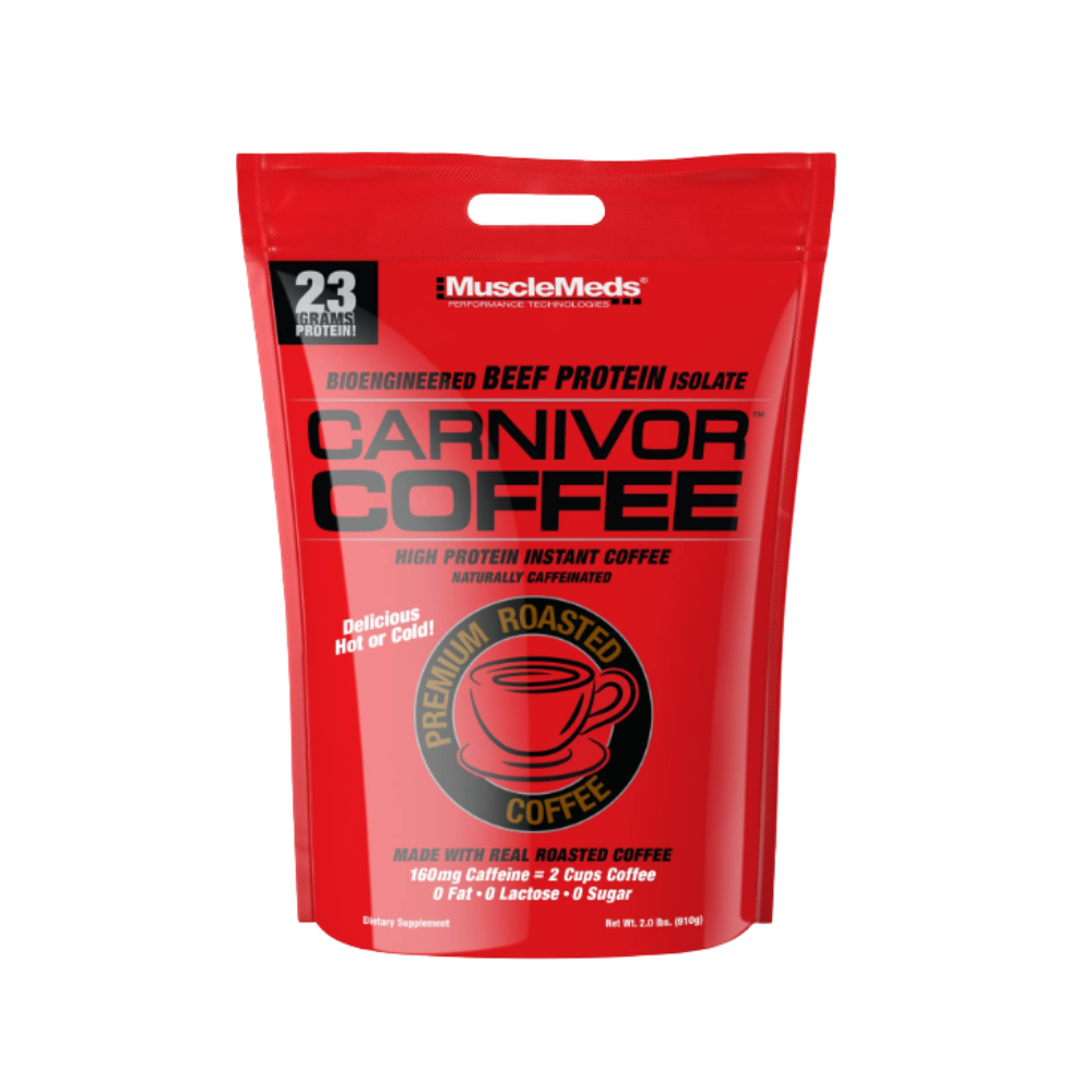 MuscleMeds Carnivor High Protein Coffee Naturally Caffeinated Energy Boost 2lb