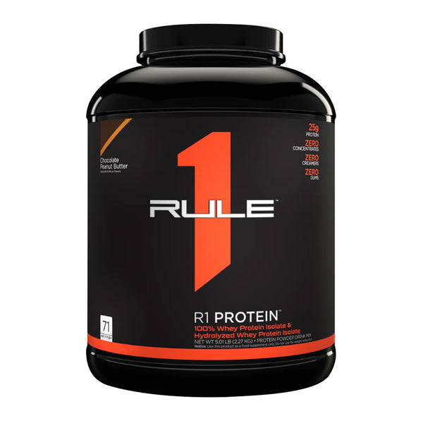 RuleOne R1 Isolate Hydrolysate Formula Protein 5 lbs
