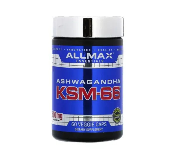 ALLMAX Ashwagandha 600 Mg 60 Veggie Capsules