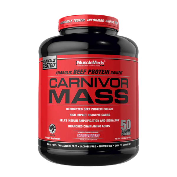 Musclemeds Carnivor Mass Beef Protein Mass Gainer 6Lbs