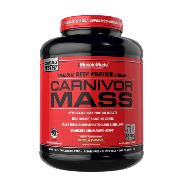 Musclemeds Carnivor Mass Beef Protein Mass Gainer 6Lbs