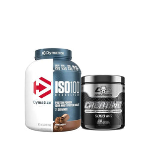 Dymatize ISO 100 + Core Champs Creatine Monohydrate 5000mg 60 Servings Sam's Nutrition