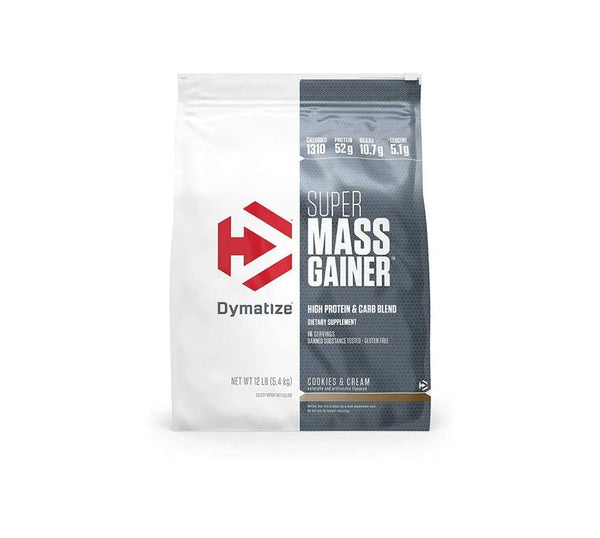 Dymatize Super Mass Gainer 12 lbs High Protein & Carb Blend Dymatize