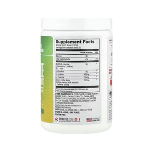 A white plastic bottle of Dymatome D-30+ dietary supplement shown from the back, displaying the Supplement Facts label with green and white branding.