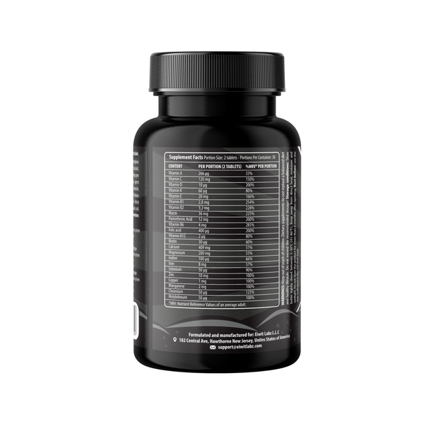 Eiwit Labz Multivitamin & Minerals – Complete Daily Health Energy & Immunity Support