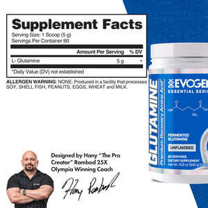 EVOGEN GLUTAMINE UNFLAVORED 300G EVOGEN