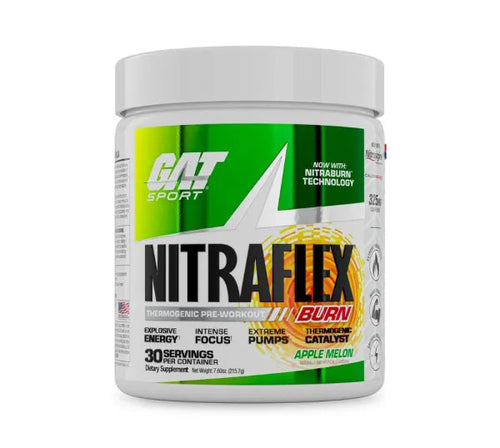 Gat Sport Nitraflex Burn Pre Workout 30 Servings Gat Sport