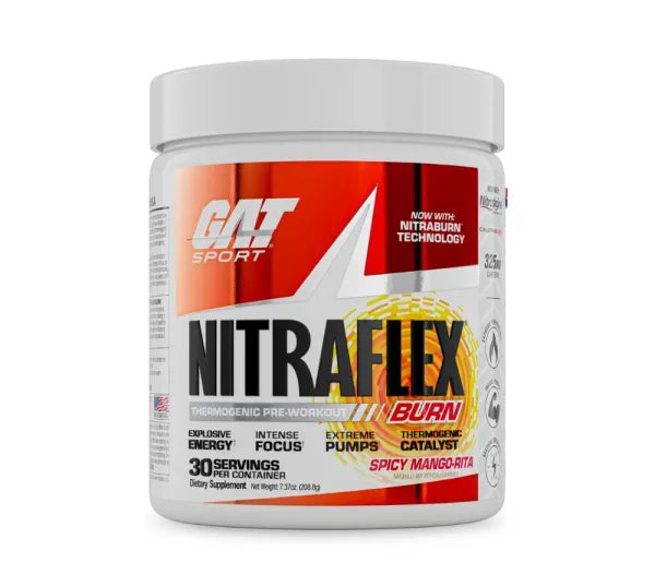 Gat Sport Nitraflex Burn Pre Workout 30 Servings Gat Sport