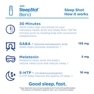 Dream Water Sleep Aid Shot - Snoozeberry Flavor - 12 pack DREAM WATER