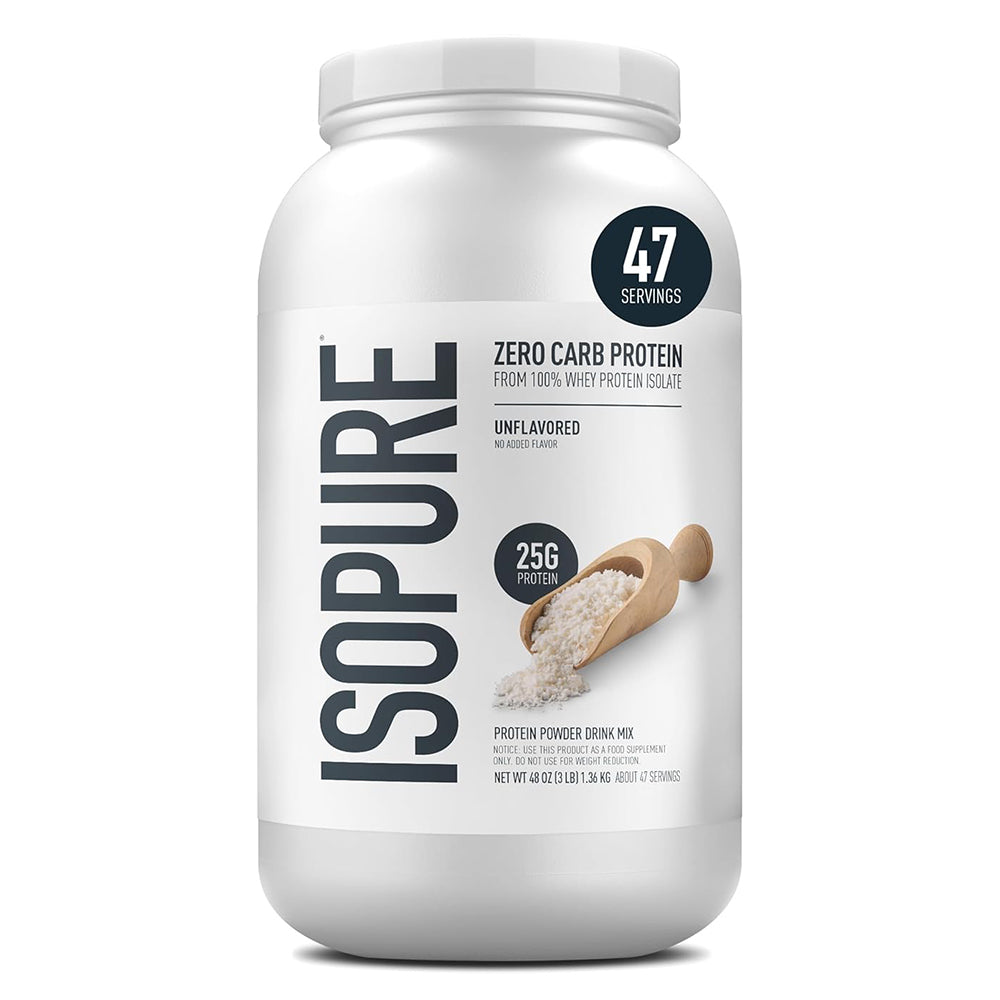 Nature's Best Isopure Zero Carb Protein,  3 LB, 25 Grams Protein Per Scoop ISOPURE