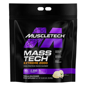Muscletech Mass Tech Extreme 2000 Mass Gainer 20Lb