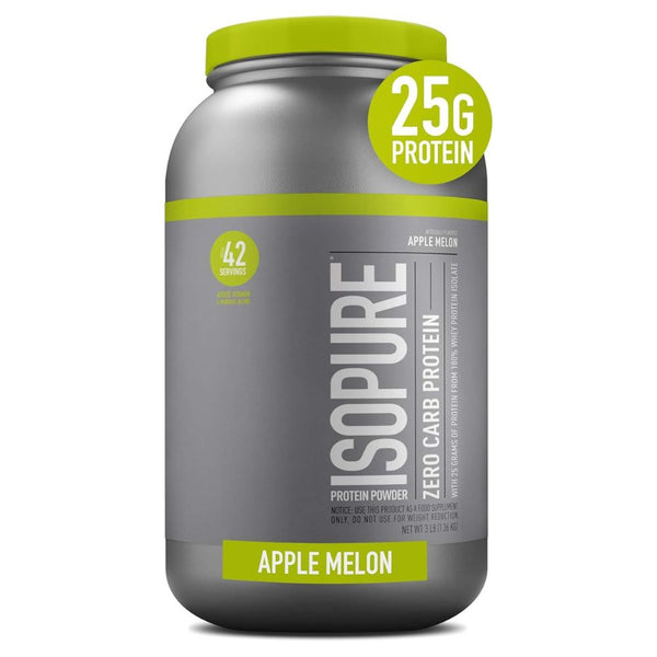 Nature's Best Isopure Zero Carb Protein,  3 LB, 25 Grams Protein Per Scoop ISOPURE