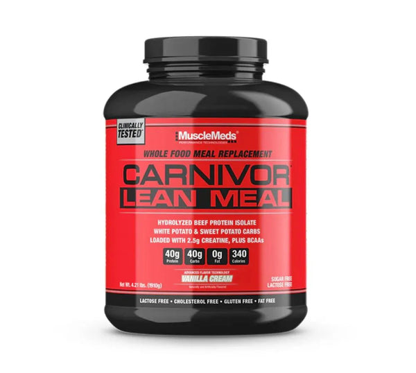 Musclemeds Carnivor Lean Meal - Meal Replacement 4.29Lbs Musclemeds