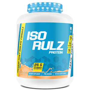 Muscle Rulz ISORULZ Whey Protein Isolate 75 Servings 5 Lbs Muscle Rulz