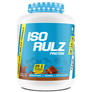 Muscle Rulz ISORULZ Whey Protein Isolate 75 Servings 5 Lbs Muscle Rulz