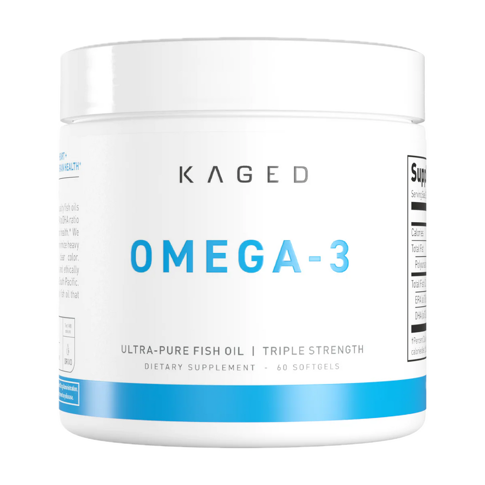 Kaged Muscle  Omega 3 Fish Oil Supplements 60 Soft Gels Kaged