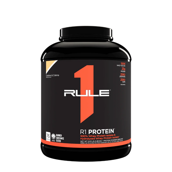 RuleOne R1 Isolate Hydrolysate Formula Protein 5 lbs