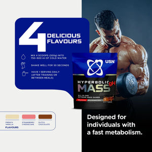 USN Hyperbolic Mass GH All In One Mass Gainer 2 Kg USN