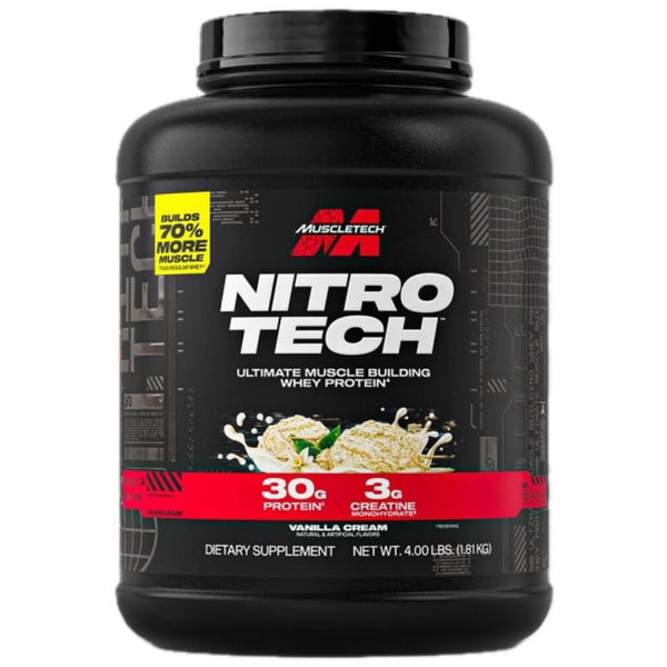 Muscletech Nitro-Tech Whey Protein 4 lbs MuscleTech