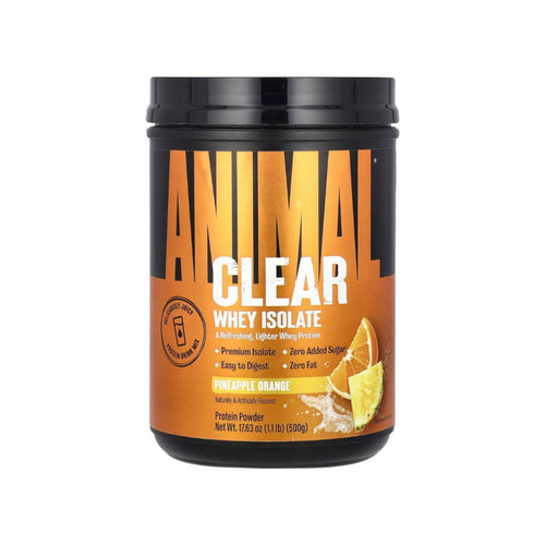 Universal Nutrition Animal Clear Whey Protein Isolate, Orange Pineapple, 500 Gm UNIVERSAL NUTRITION