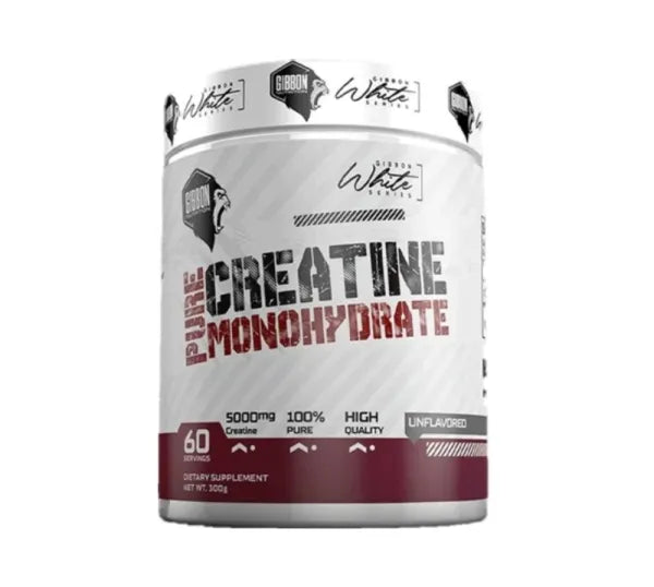 Gibbon Nutrition Pure Creatine Monohydrate Unflavored 60 servings GIBBON
