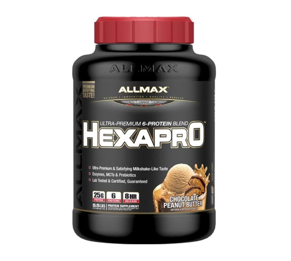 ALLMAX HEXAPRO,High Protein Lean Meal Chocolate – 5 lb
