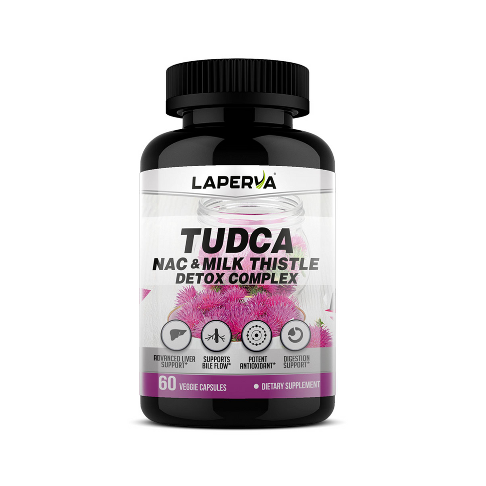Laperva Tudca & Nac & Milk Thistle, 60 Veggie Capsules, Advanced Liver Support