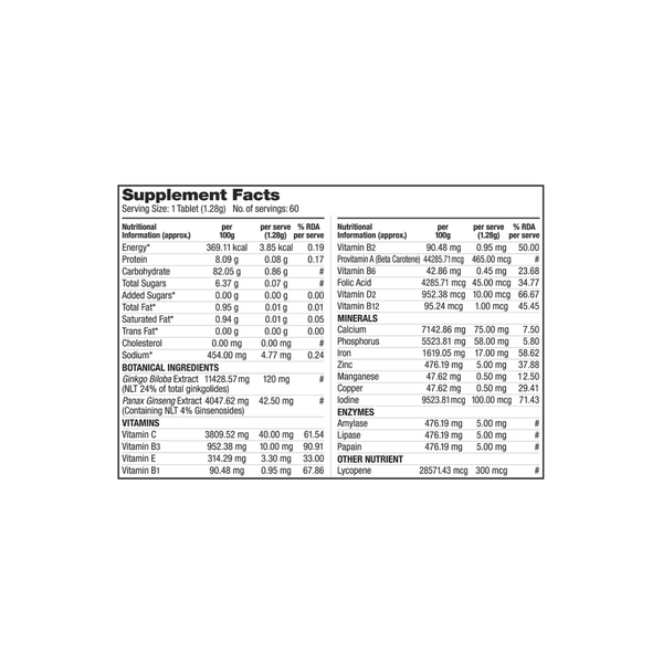 Labrada Multivitamin 60tabs 