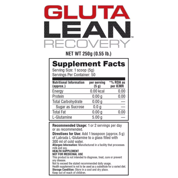 Labrada Gluta Lean 100% L-Glutamine