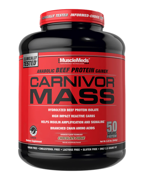 Musclemeds Carnivor Mass Beef Protein Mass Gainer 6Lbs Musclemeds