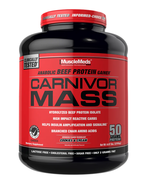Musclemeds Carnivor Mass Beef Protein Mass Gainer 6Lbs
