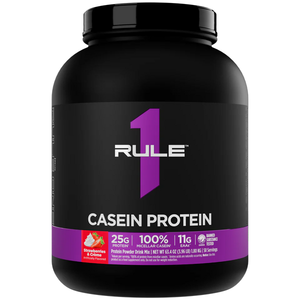 RuleOne R1 Casein 4 lbs 100% Micellar Casein RuleOne
