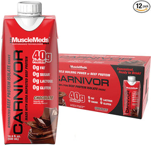 MuscleMeds Carnivor Ready-to-drink 40g Of Delicious Beef Protein Isolate Shake 500ml Musclemeds