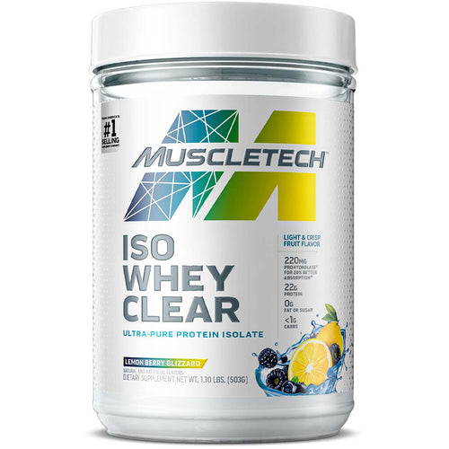 Muscletech Iso Whey Clear Ultra-Pure Whey Protein 19 Servings MuscleTech